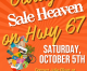Garage Sale Heaven Saturday along Hwy. 67
