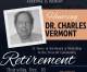 Drive through retirement set for Dr. Vermont