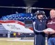 Air Evac team delivers game ball for playoffs