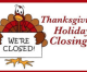 Thanksgiving Holiday Closings
