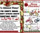 Menu set for community feed, donations accepted for gifts for children