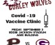 Reminder: Covid shots available at Friday’s game