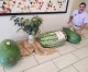 450 Pounds of Hope Watermelons On Display at Holiday Inn Express In Hope