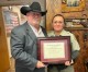 Sheriff Singleton Presents Distinguished Service Award