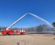 Hope Fire Department Does Ladder Truck/Nozzle Training