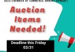 Items needed for chamber auction