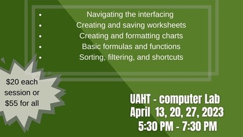 UAHT offers Excel course
