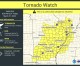 A PDS (Particularly Dangerous Situation) Tornado Watch in effect