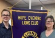 Hope Evening Lions Hear Program on Hope High Robotics Team