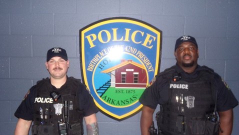 Hope Police Department Welcomes Two New Officers