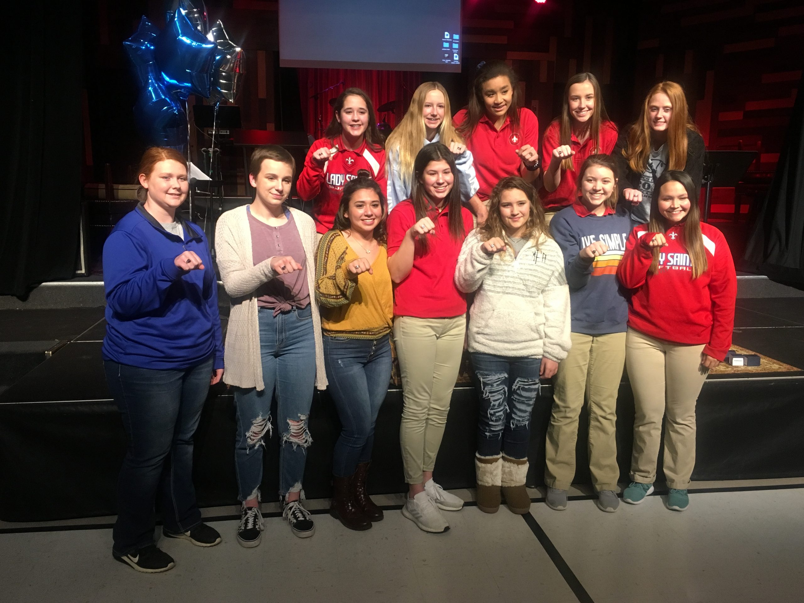 GMCS holds Ring Ceremony for 2018 State Champion Softball Team