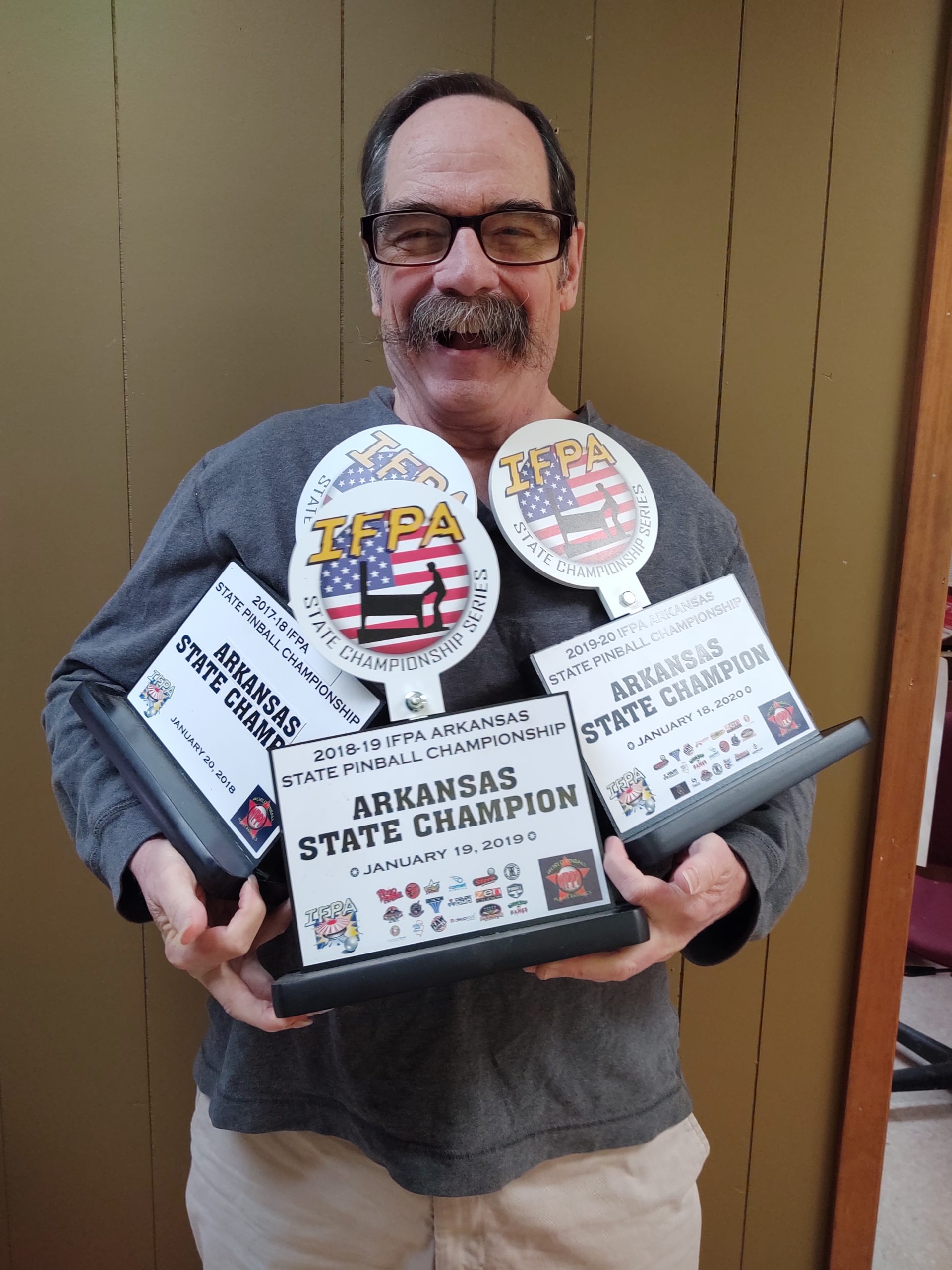 Gunter Wins Threepeat In State Pinball Tournament