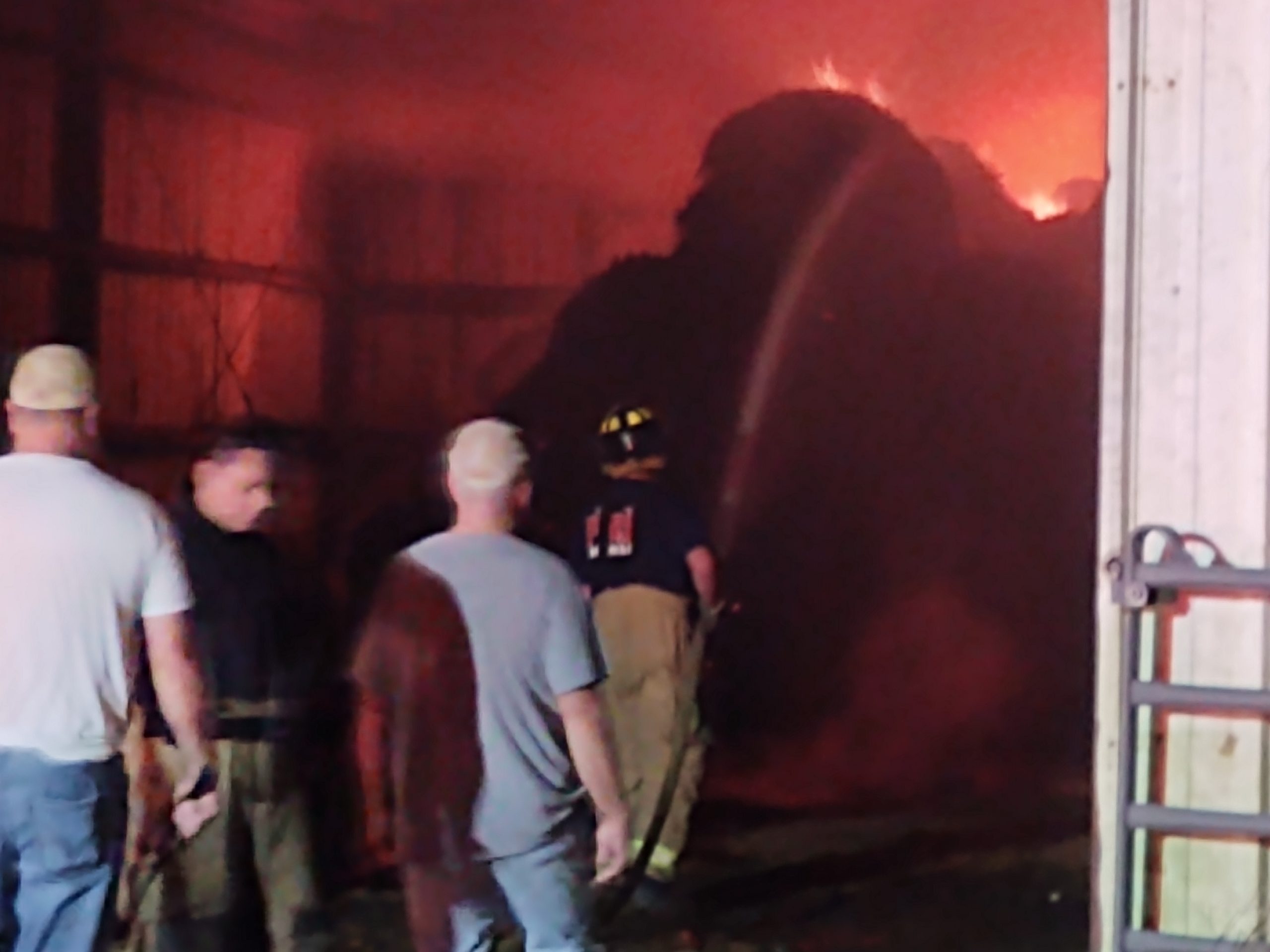 Barn Fire On County Road 118 West