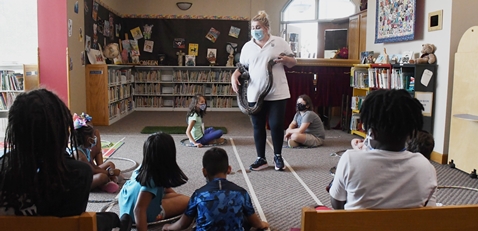 Youngsters learn about critters