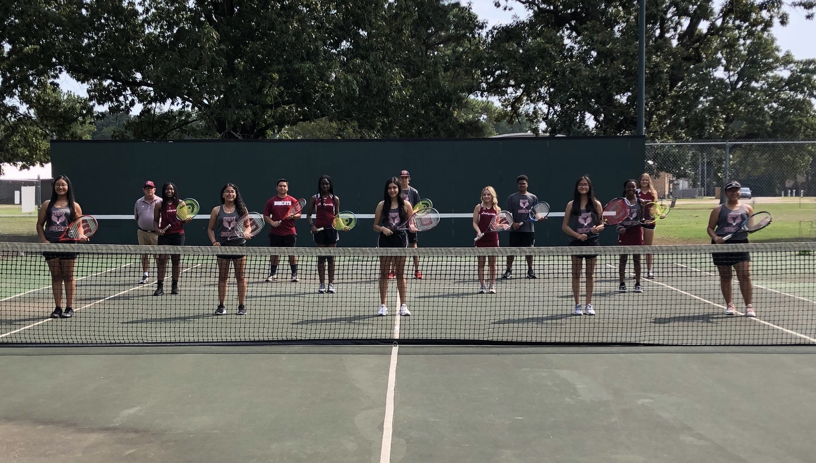 Tennis team developing