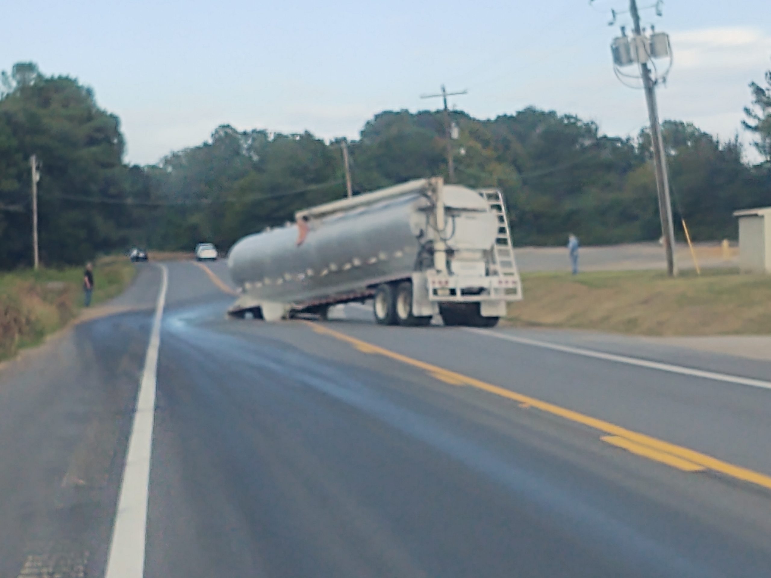Equipment Failure Separates Tractor From Trailer At Feed Mill At Emmet