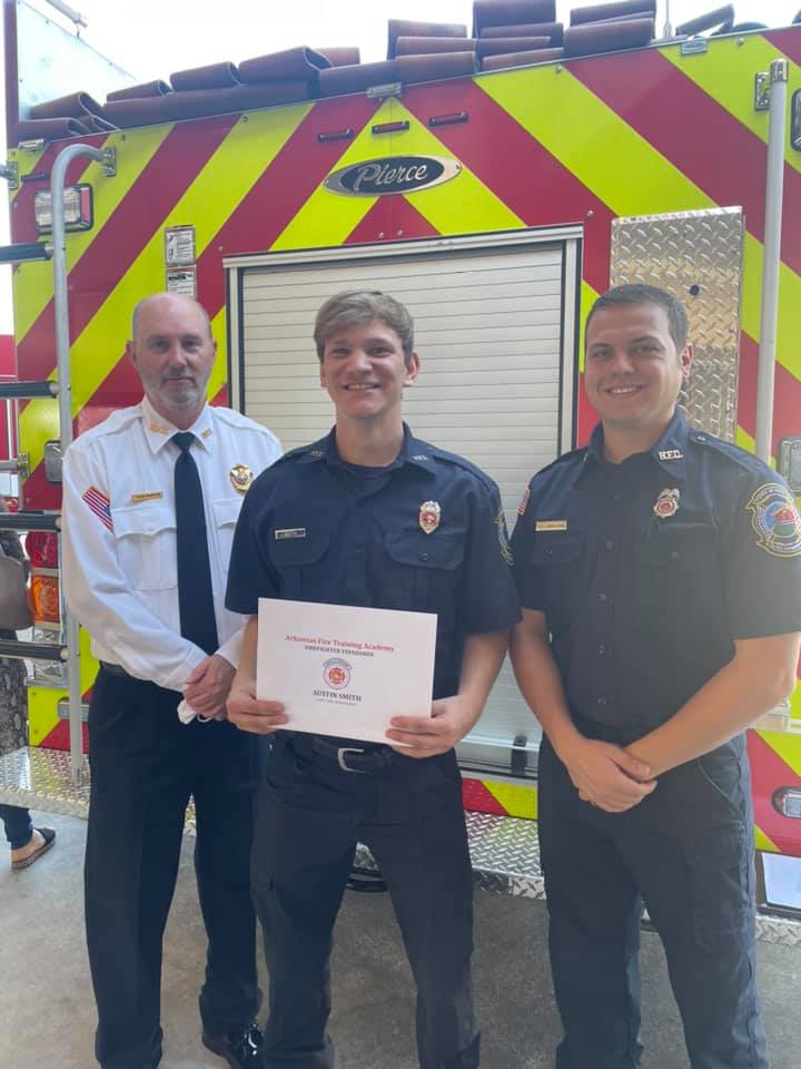 Austin Smith, Newest Certified Hope Firefighter