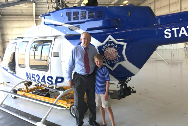 Bob Burns Receives Trooper Ermon Cox Award