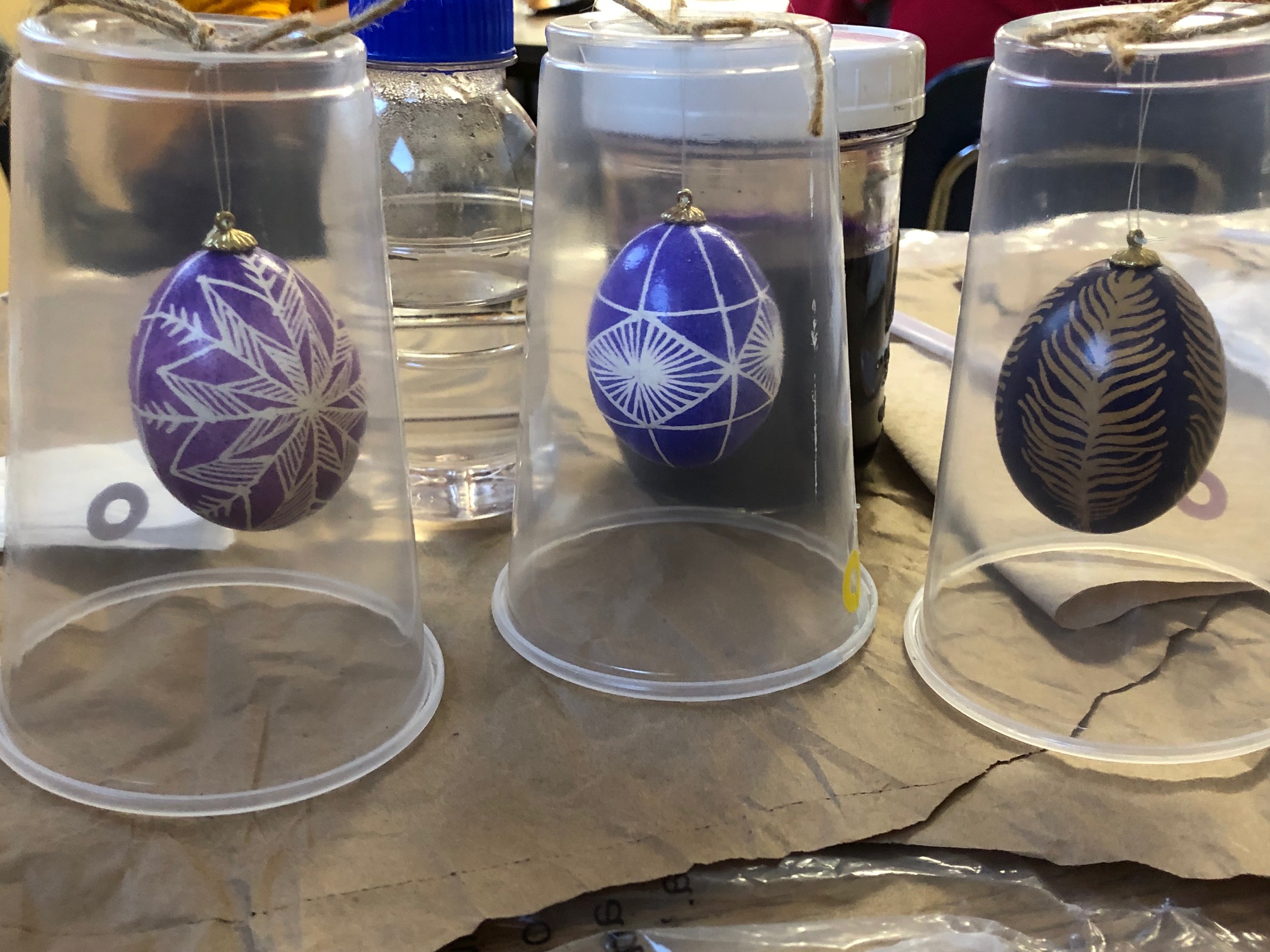 Ukrainian eggs have strict family ties