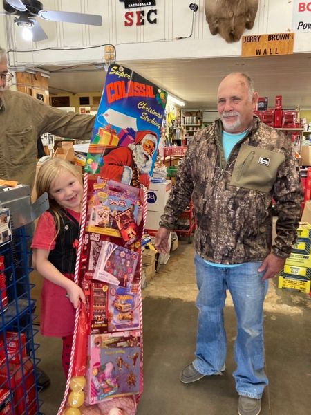 It’s Christmas! LaGrone Williams Hardware Gives Away Giant Stockings