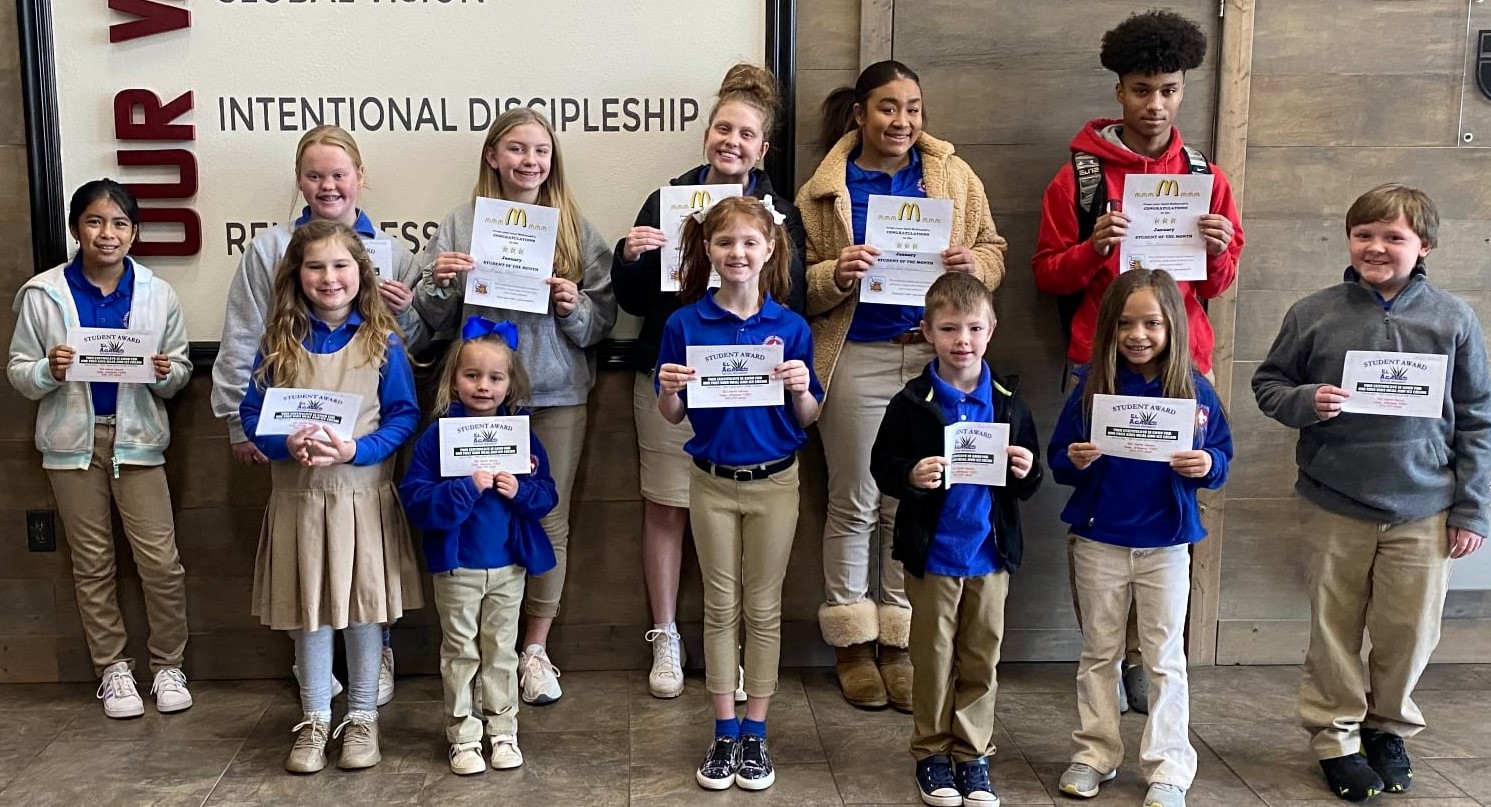 Garrett Memorial Students of the Month