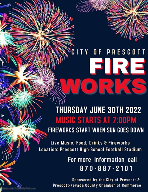 Fireworks show June 30