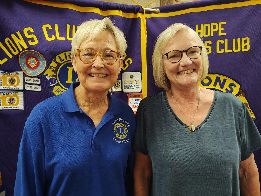 Hope Lions Hear Program on Dorothy McFadden Hoover from Ellen Turner