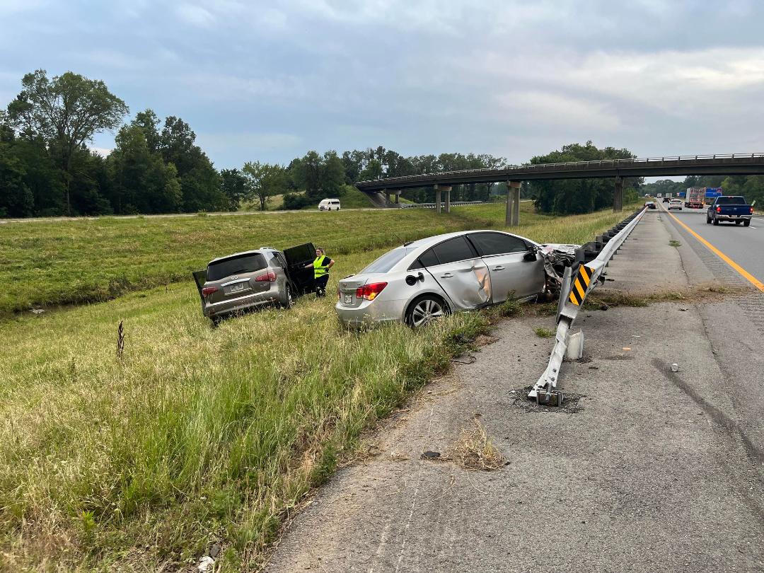 Friday night crash injures one