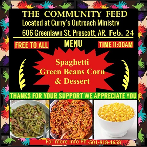 Monthly feed Saturday