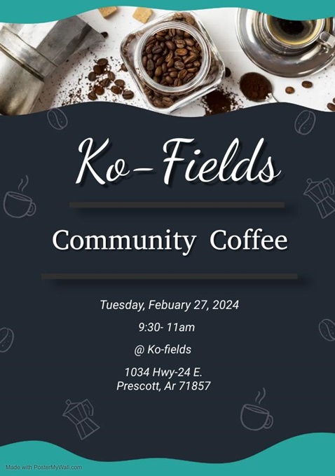 Ko-Fields hosting coffee