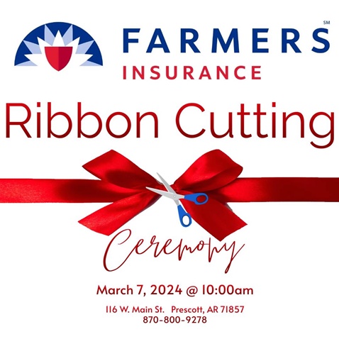 Ribbon cutting for Farmers Insurance