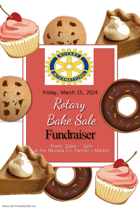 Rotary bake sale Friday