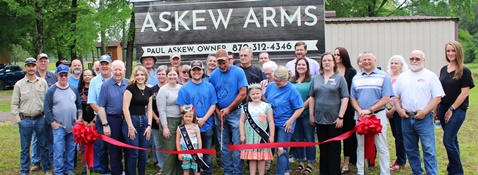 Ribbon cutting for Askew Arms