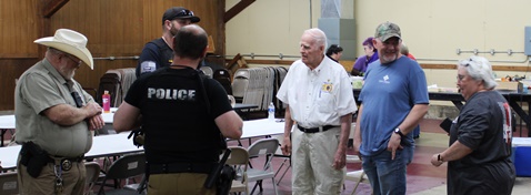Lions show appreciation with dinner for first responders