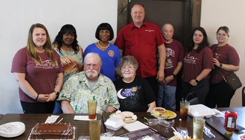 Rotarians celebrate Dr. Young’s birthday