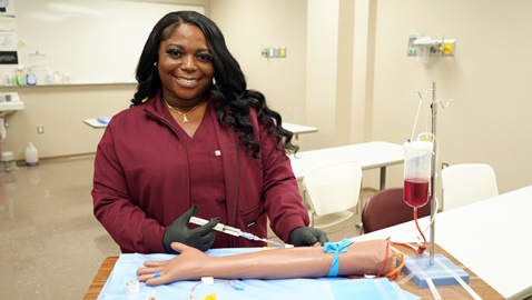 Easter follows grandmother’s path in nursing