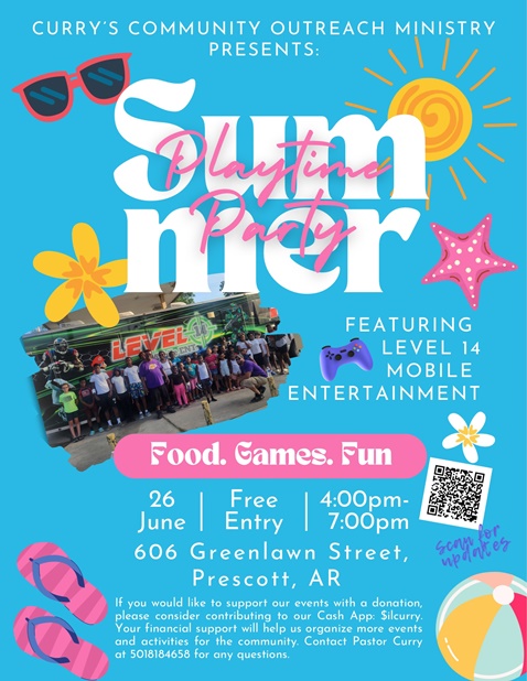 Playtime set June 26