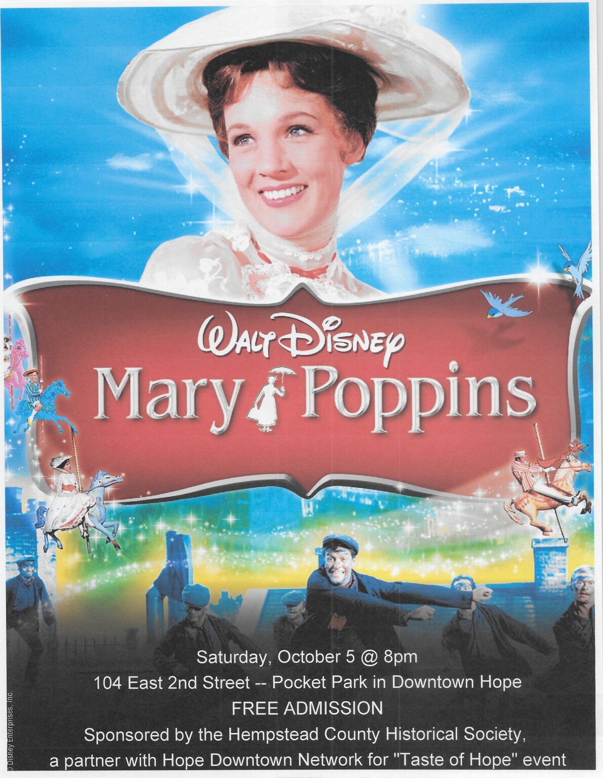 Mary Poppins to be shown at A Taste of Hope event Hope Prescott