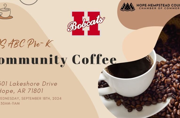 Hope Community Coffee this morning