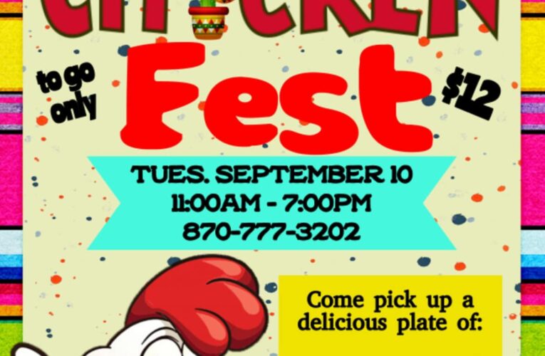 Chicken Fest today in Hope