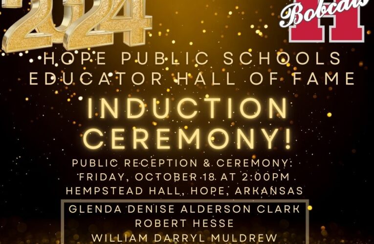 Hope Public Schools Educator Hall of Fame Induction Ceremony and Celebration