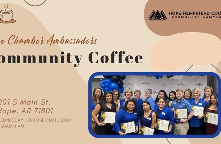 Chamber Coffee Wednesday celebrates Chamber Week in Hope