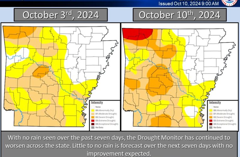 Drought conditions continue to worsen in region