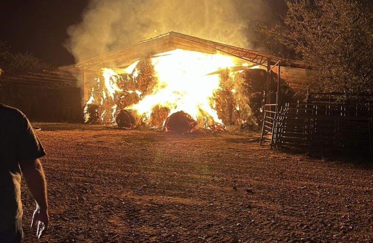 Barn Burns on Hempstead 1005