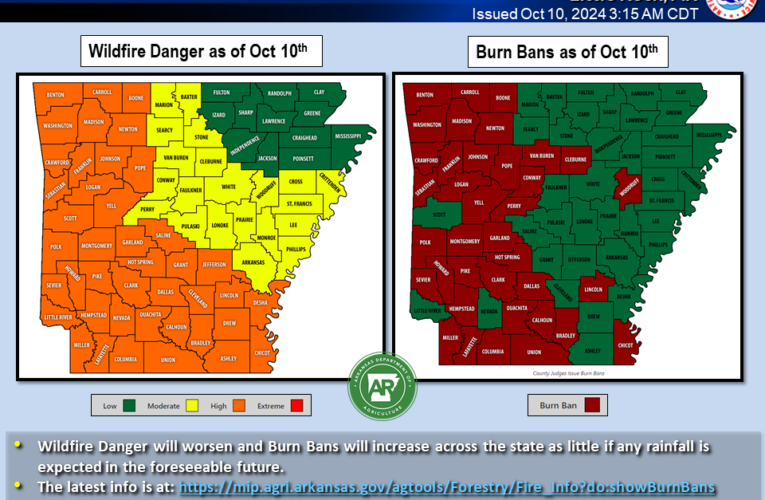 Fire danger remains high in Hope-Prescott Region