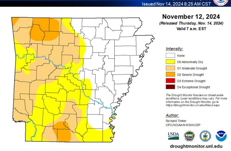 Abnormally dry for area noted in latest Drought Monitor