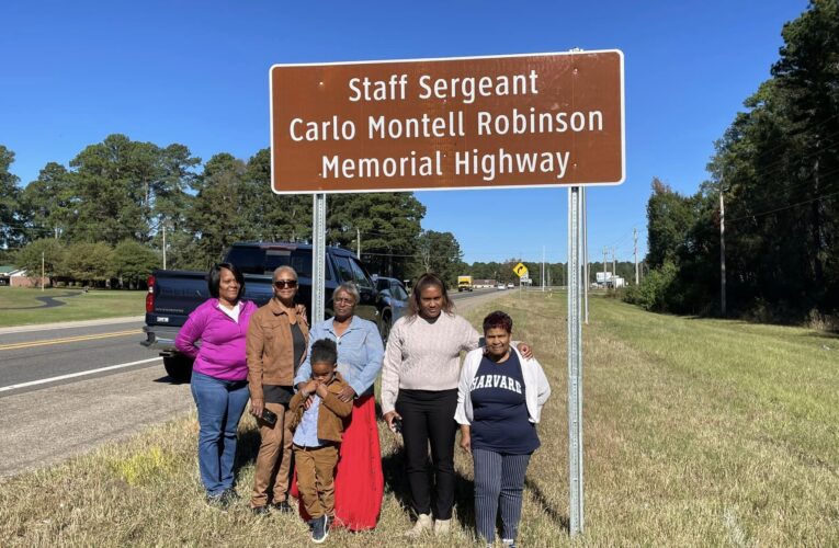 Staff Sergeant Carlo Montell Robinson Memorial Highway dedicated