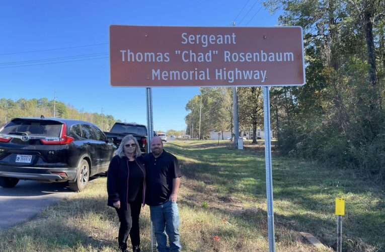 Sergeant Thomas “Chad” Rosenbaum Memorial Highway dedicated