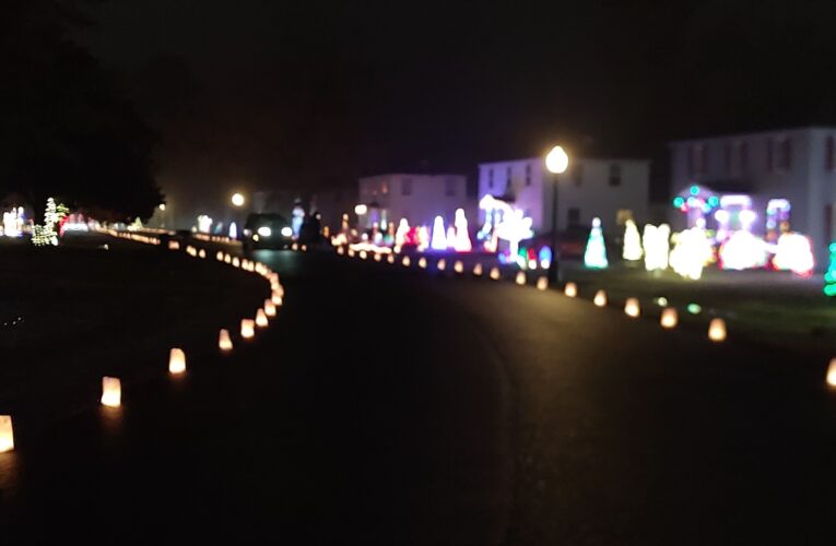 Final night of Oakhaven luminaires this evening