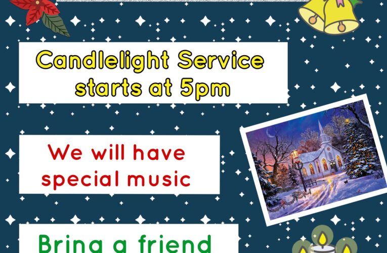 Calvary Baptist Sets Christmas Eve Candlelight Service